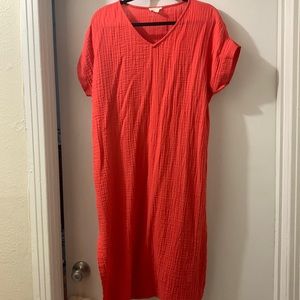 SOLD - Eileen Fisher | organic cotton gauze dress